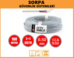 2+1 CCTV KABLO 0.50MM 100M KESİT